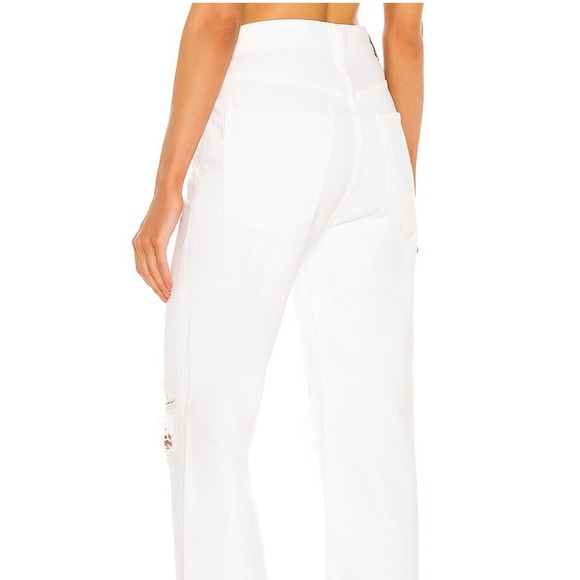 ❤️❤️❤️Class Cavalli Slightly Wide Leg cropped flare white jeans size 29 US❤️❤️❤️ - Picture 4 of 11